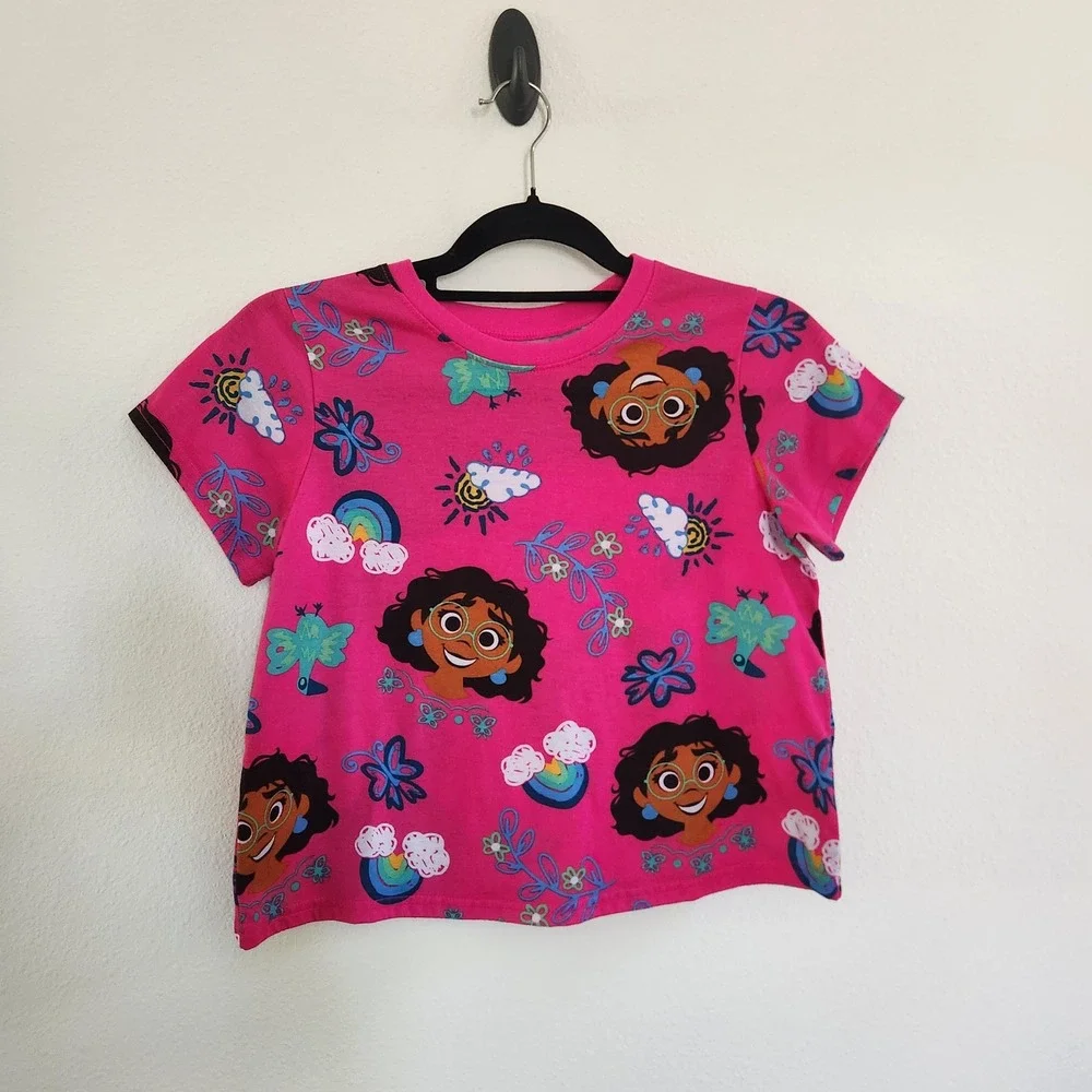 Disney Encanto‎ Mirabel Short Sleeve Top Girls Size L 10/12